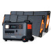 Blackview Oscal PowerMax3600 Rugged Power Station with PM200/PM400 Solar Panel Kit 3600Wh to 57600Wh LiFePO4 Battery Pack Power Bank with 14 Outlets 5 LED Light Modes Morse Code Roller Power Backup for Emergency Communication Camping House