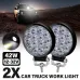 Pair 12-32V 42W LED Work Light Bar Spot Lights Driving Lamp For Offroad Car Truck ATV SUV