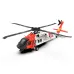 Eachine E200 EXP 2.4G 6CH 6-Axis Gyro Optical Flow Localization Dual Brushless Motor 1:47 Scale Flybarless MH-60 Coasts Guard Resure RC Helicopter