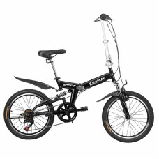 IDEAPLAY P11 6-Speed 20 Inch Wheels Mountain Bike Steel Frame V-Brakes Payload 75KG Adult Folding Bicycle