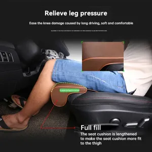 Car Leg Extender Leg Support Cushion Car Seat Leg Support Pad Lengthened Seat Cushion Leg Support Universal Dedicated For Long-Distance Driving