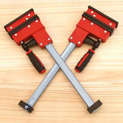 2PCS 16-Inch Heavy-Duty Parallel Clamps 700kg Clamping Force & 95mm Throat Depth Quick-Change Bar Clamps for Woodworking and Metalworking