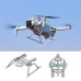 BRDRC Foldable Extended Heighten Landing Gear Skid Legs Protector Support for DJI Mini 3 / Mini 3 PRO RC Drone Quadcopter