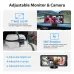 Car Baby Camera Dual Channel 6.8inch 1080P Display with 2 IR Night Camera and 150 Wide View Angle Automotive Baby Camera