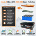 Cloudenergy 12V 450Ah LiFePO4 Battery Pack Backup Power 5760Wh 2560W Energy 6000+ Cycles Built-in 200A BMS, Support in Series/Parallel, Perfect for Replacing Most of Backup Power, RV, Boats, Solar, Trolling motor, Off-Grid CL12-450