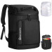 WARMOUNTS Backpack Cooler Insulated 36 Cans w/ Insulating Cover, Upgraded Leakproof Soft Cooler Backpack 2 Compartment for Camping Hiking Picnic Beach