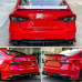 YF Style Car Rear Trunk Spoiler Lip Boot Wing Lip For Honda Civic 11th 4 Door Sedan 2022 Up Rear Spoiler Wing Lip Extension