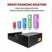 X4 4-Slot Universal Rechargeable Li-ion Battery Charger Intellegent Flashlight Charger 4 Slots For Li-ion 18650 21700 26650 AA AAA Batteries Cell