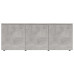 TV Cabinet Concrete Gray 31.5"x13.4"x11.8" Chipboard