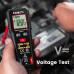 Direct KAIWEETS KM201 Digital Multimeter True-RMS 2000 Counts - Measures Up to 600V AC/DC Voltage Resistance Frequency with Backlight and Flashlight Auto Mode Data Hold Overload Protection