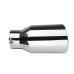 Universal 4 Inch Inlet 6 Inch Outlet Exhaust Tip 12 Inch Length Tailpipe Anti-Corrosive High Temperature Resistant Angle Cut Design Car Truck Accessories
