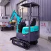 1 Ton Mini Excavator EPA Engine Compact Crawler Digger 13.5kw Power 0.025m Bucket for Home Garden Farm Constructiona