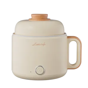Littlelofa 1.6L Electric Cooker Household Mini Hot Pot 500W Cooking Pot For 1-2 People Home Kitchen Dormitory