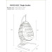 HUOJI HW002A Foldable Swing Chair with Stand