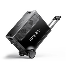 Aferiy P310 Portable Power Station 3840Wh LiFePO4 Solar Generator 3600W AC Output, UPS Pure Sine Wave Fully Recharge in 1.5 Hours 13 Output Ports, LCD Screen with Rolling Wheels