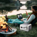 Poweronetek 600W Portable Power Station 480Wh LiFePO4 Solar Generator with USB-C PD60W, 2 Up to 600W AC Outlets, 150000mAh Backup LiFePO4 Battery for Camping, Travel, Emergency & Home Blackout PSK600