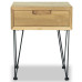 Bedside Cabinet 15.7"x11.8"x19.7" Solid Teak