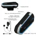 QTB35 Motorcycle Bluetooth Helmet Headset Wireless Music Headphone Over-ear Stereo Headset V5.0 Waterproof