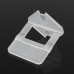100Pcs 1.5mm White Ceramic Tile Tiling Accessibility Spacer Plastic Clip