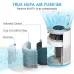 STEALTH Air Purifier for Home, H13 True HEPA Filter, Covers up to 323 sq.ft, Remove 99.97% of Airborne particles Such as Smoke, Dust, Odors, Pets Hair in Bedroom, Desktop Air Purifiers, JAP230W