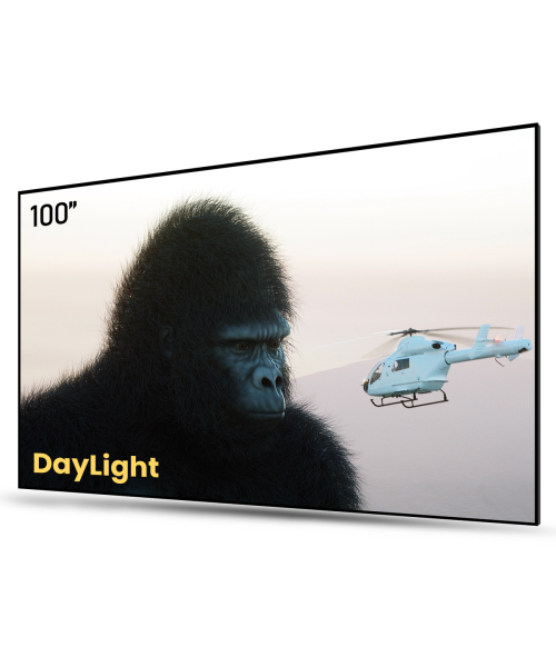 AWOL 100Inch ALR Projector Cinematic Screen UST 16:9 170 Viewing Angle Ambient 95% Ceiling Light Giant Cinema Screen