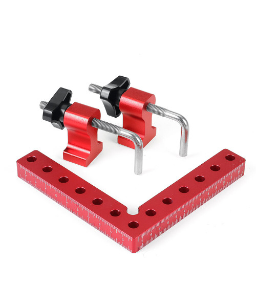 Veiko Woodworking Precision Clamping Square L-Shaped Auxiliary Fixture Splicing Board Positioning Panel Fixed Clip Carpenter Square Ruler Woodworking Tool