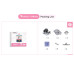 AOSEED X-Music Toy Creation Kit 3D Printed Music Box Assembly Set High-Quality Plastic Metal Components 8 Pieces for X-Maker DIY Projects
