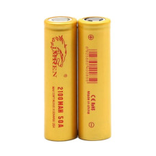 200Pcs IMREN 50A High Power 18650 Battery 2100mah 3.7V Rechargeable Lithium-ion Cells Flashlights RC Toys Home Tools Batteries