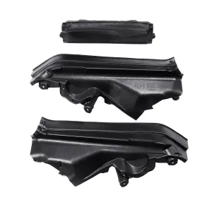 3pcs Engine Upper Cover Compartment Partition Panel Set For BMW X5 X6 E70 E70N E71 Car 51717169420 51717169421