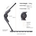 HALYTUS Hookee Plus Smart Fitness Equipment 5-100 lbs Resistance 20 Levels Adjustable Resistance App Accurate Recording Training of Abdomen Hips Legs for Home Gym Workout