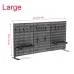 Portable Pegboard Organization Kit Multi Purpose Plastic Storage Board 90cm x 42cm Moisture Resistant Tool Free Assembly Adjustable Hooks and Trays Modular Design