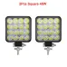 2PCS 48W Floodlight Square Work Light 12V 24V Driving Auxiliary lamp for Jeep Truck Tractor Offroad 4x4 ATV Boat Auto Barra Led Headlight