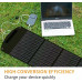 Poweronetek 100W Foldable Solar Panel Foldable 18V Conversion Waterproof Portable PV Panel For Power Sation Outdoor Charging Device TMB-SP100F