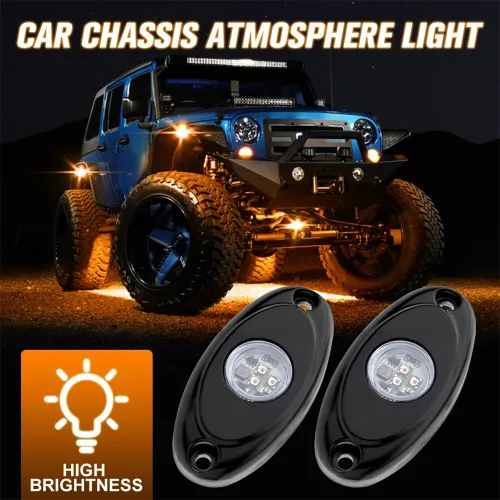 4PCS / 6PCS Car Chassis Light for Jeep ATV SUV Offroad Car Truck Boat Waterproof Underglow LED Neon Lights