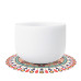 432Hz CVNC 8" A/B/C/D/F/G Note Frosted Crystal Singing Bowl Sound Healing Yoga