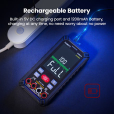 US/ KAIWEETS KM601S Smart Multimeter True RMS 10000 Counts 1200mAh Rechargeable Battery AC/DC Voltage Resistance Capacitance Tester