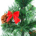 Artificial Christmas Tree with 20 LEDs, Easy Assembly Premium Spruce with Metal Stand and 60 Branchs for Home,Office,Party,Holiday Indoor Outdoor Decoration
