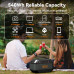 FlashFish P56 Power Station 330W 81000mAh/3.7V Solar Power Generator Outdoor Power Supply Lifepo4 Battery for Home Outdoor