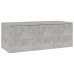 TV Cabinet Concrete Gray 31.5"x13.4"x11.8" Chipboard