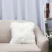 Throw Pillow Cover Cushion Case Faux Fur Fluffy Plush Soft Sofa Solid Home Decor