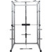 BOMINFIT Multi-Function Power Cage Power Tower 17.5-68'' High Adjustable Dipping Station Barbell Stand Squat Cage for Weight Training Max Loading 800lbs