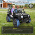 FUNTOK R06S 24V 7AH Double Seater Kids Ride on Truck Car 8km/h Max Speed Safety Rechargeable Powered Electric Car for 3-8 Years Old Kids with Remote Control