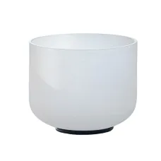 CVNC 432Hz 10" C Note Chakra Crystal Singing Bowl Frosted Quartz Sound Heal Bath