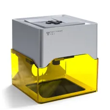 TWO TREES TS1 Mini Laser Engraver Machine 3W 80x80mm Engraving Area Desktop CNC Engraving for Wood Leather Plastic Offline Operation with Safety Goggles Lightburn Compatible DIY Craft Tool