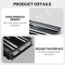 Andeman 7800W 4-Channel Car Amplifier High Power Output 12V-13.8V Efficient Cooling Design for Enhanced Audio Performance