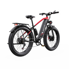 DUOTTS F26 Electric Bike 48V 20AH SamsungBattery 750W*2 Dual Motors 26*4.0inch Fat Tires APP Support 50KM Max Mileage 150KG Max Load Electric Bicycle