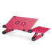 Laptop Desk Aluminum Alloy Folding Computer Notebook Desk Bed Laptop Table with Cooling Stand and Mouse Tray