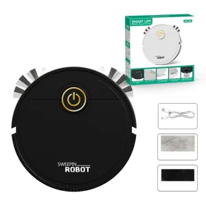 Tevorex 3 IN 1 Fully Automatic Sweeping Robot Sweeper Suction Mopping Sweeping Machine Intelligent Home Appliance Kitchen Home Cleaning Robots