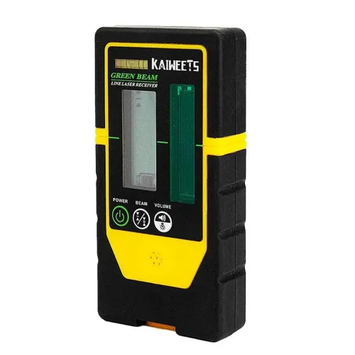 KAIWEETS LR100G Laser Receiver Compatible with KT360A/B 196ft/60m Range Dual-sided LED Adjustable Beeper