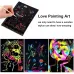 Funny Scratch Children Painting Notebook DIY Drawing Toy Big Blow Painting Children Educational Toys